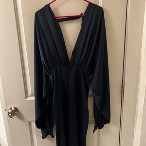ASOS Navy blue Kimono style dress